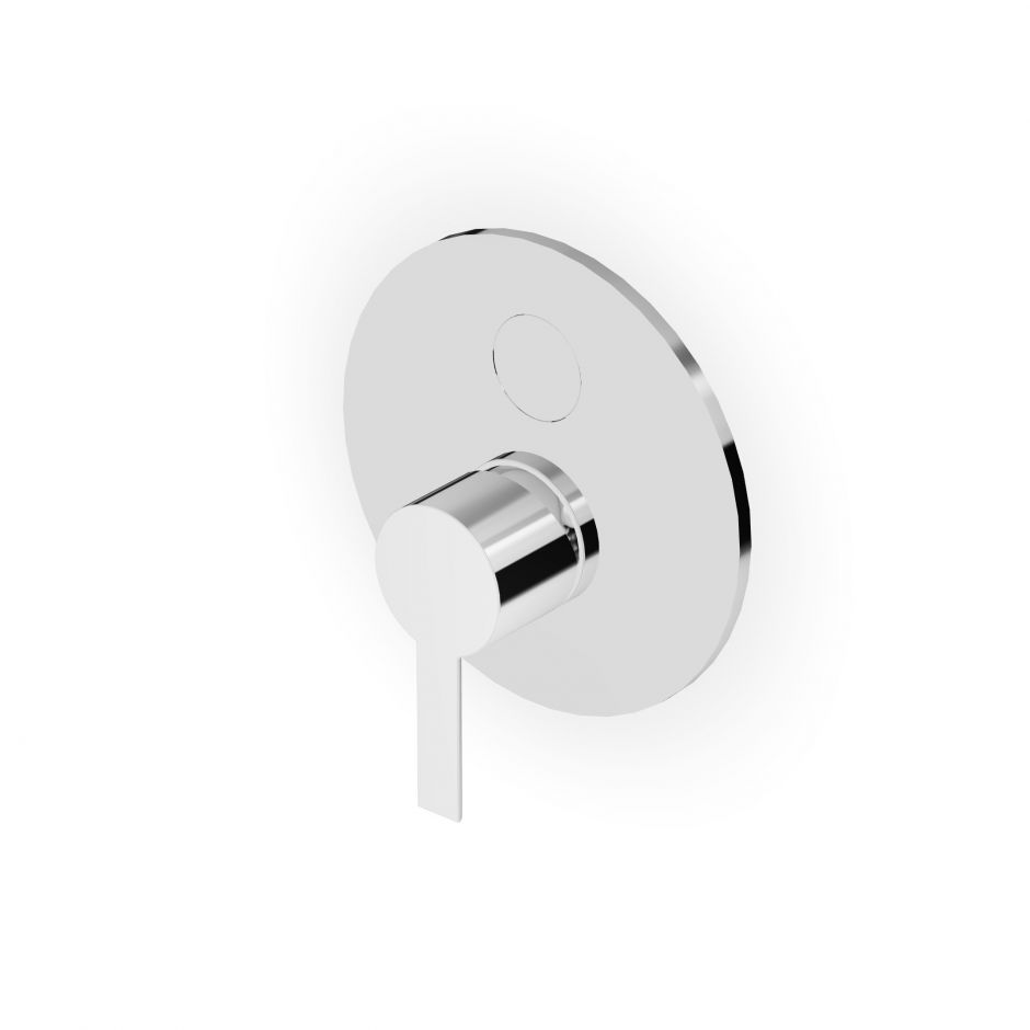 Изображение Смеситель для душа Zucchetti Gill ZGL776 с кнопочным переключателем