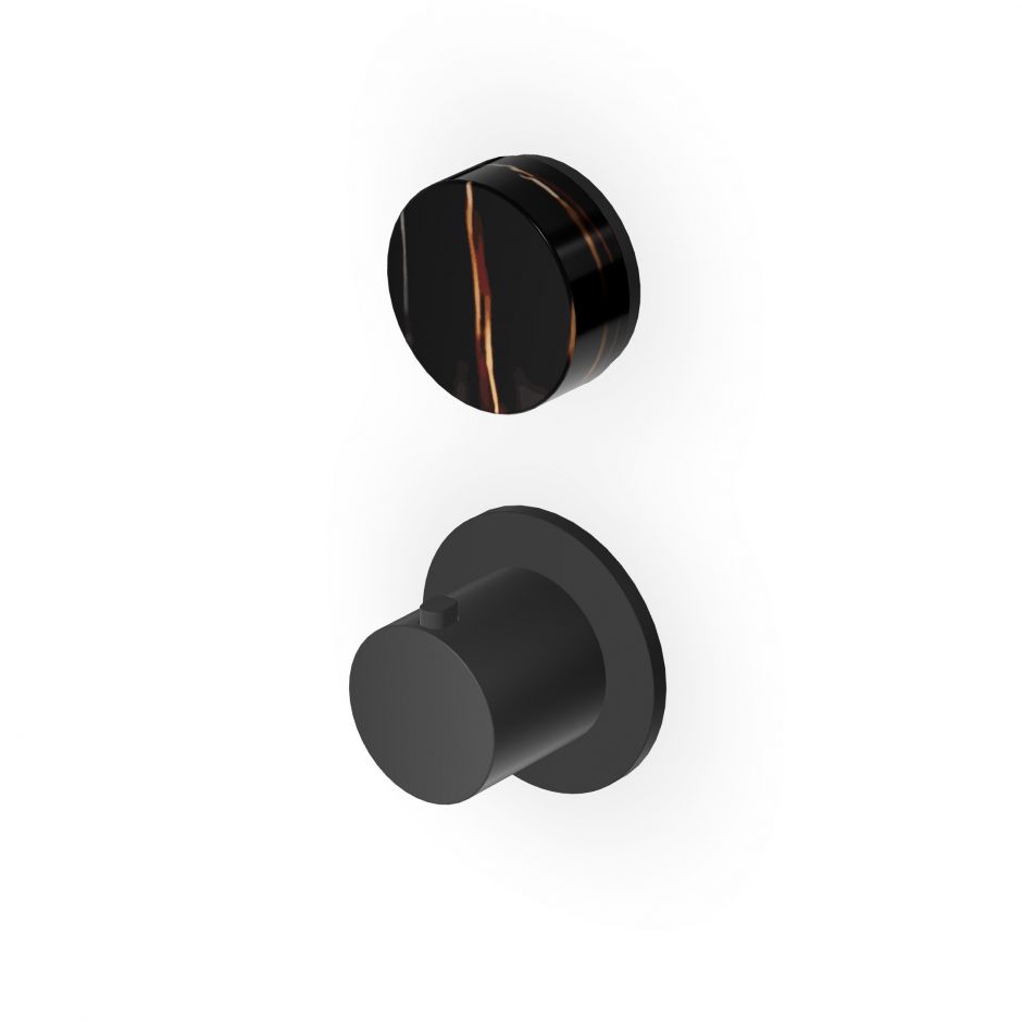 Изображение Термостатический смеситель для душа Zucchetti Isy22 ZIS5806 с переключателем на 2/3 источника