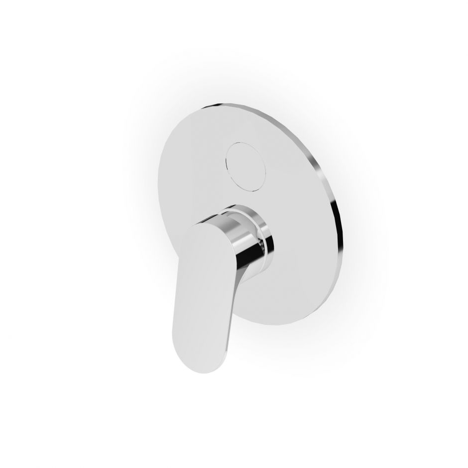 Изображение Встраиваемый смеситель для душа Zucchetti Nikko ZKK776 с кнопочным переключателем