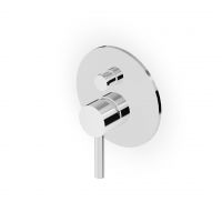 Встраиваемый смеситель для душа Zucchetti Pan ZP6775 с автоматическим переключателем схема 1 Встраиваемый смеситель для душа Zucchetti Pan ZP6775 с автоматическим переключателем схема 1