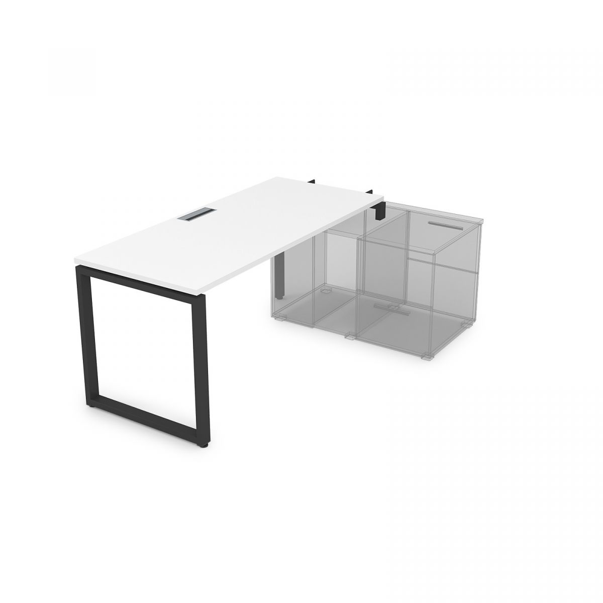 СТН-О Стол системы БЕНЧ линейный, три опоры, начальный