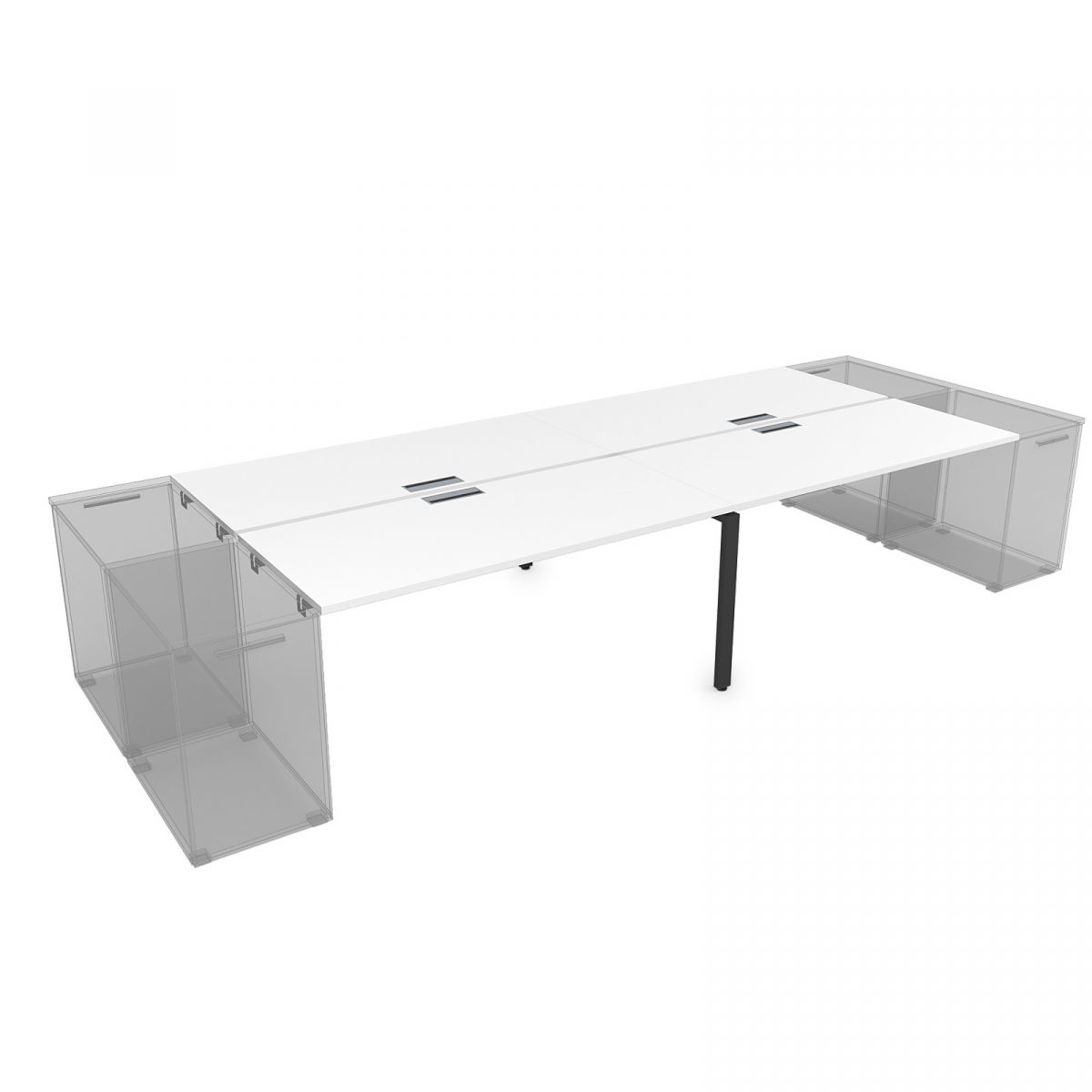 СТБД-П Стол системы БЕНЧ на 4 рабочих места, приставной