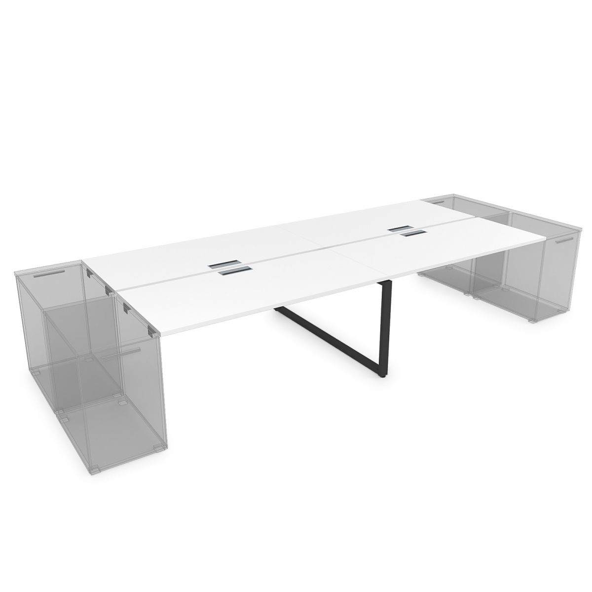 СТБД-О Стол системы БЕНЧ на 4 рабочих места, приставной