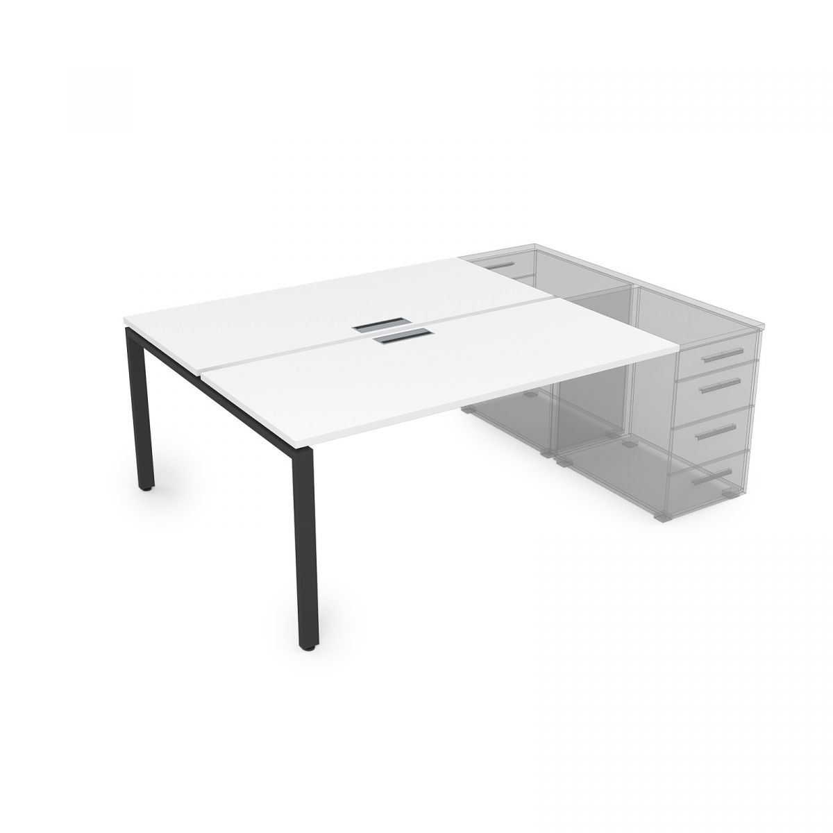 СТБ-П Стол системы БЕНЧ на 2 рабочих места, приставной