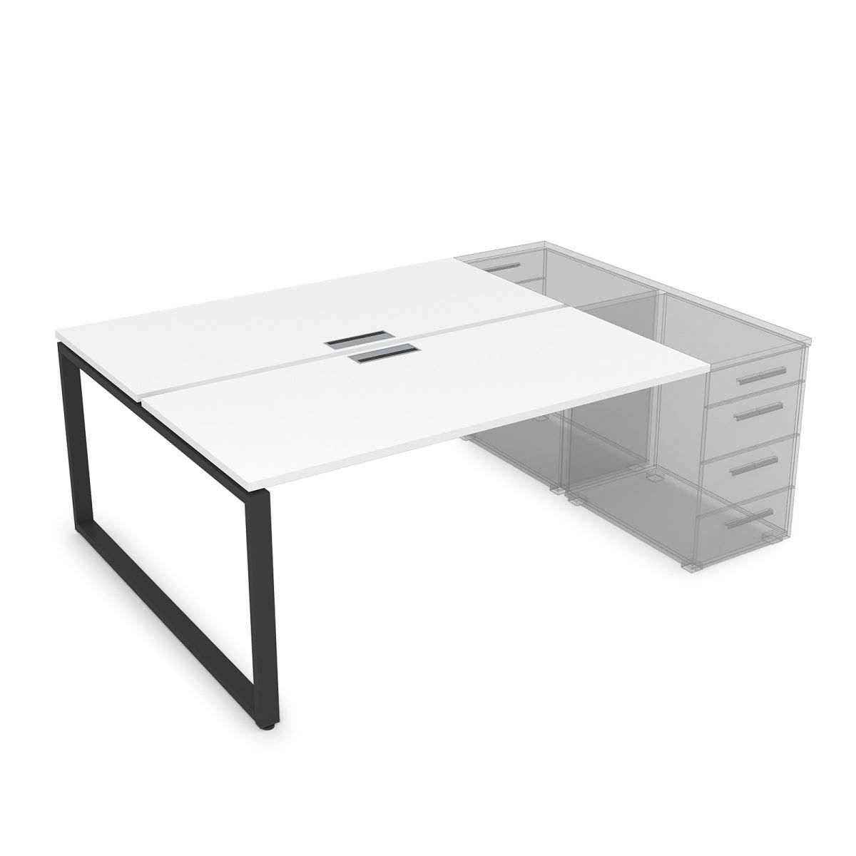 СТБ-О Стол системы БЕНЧ на 2 рабочих места, приставной