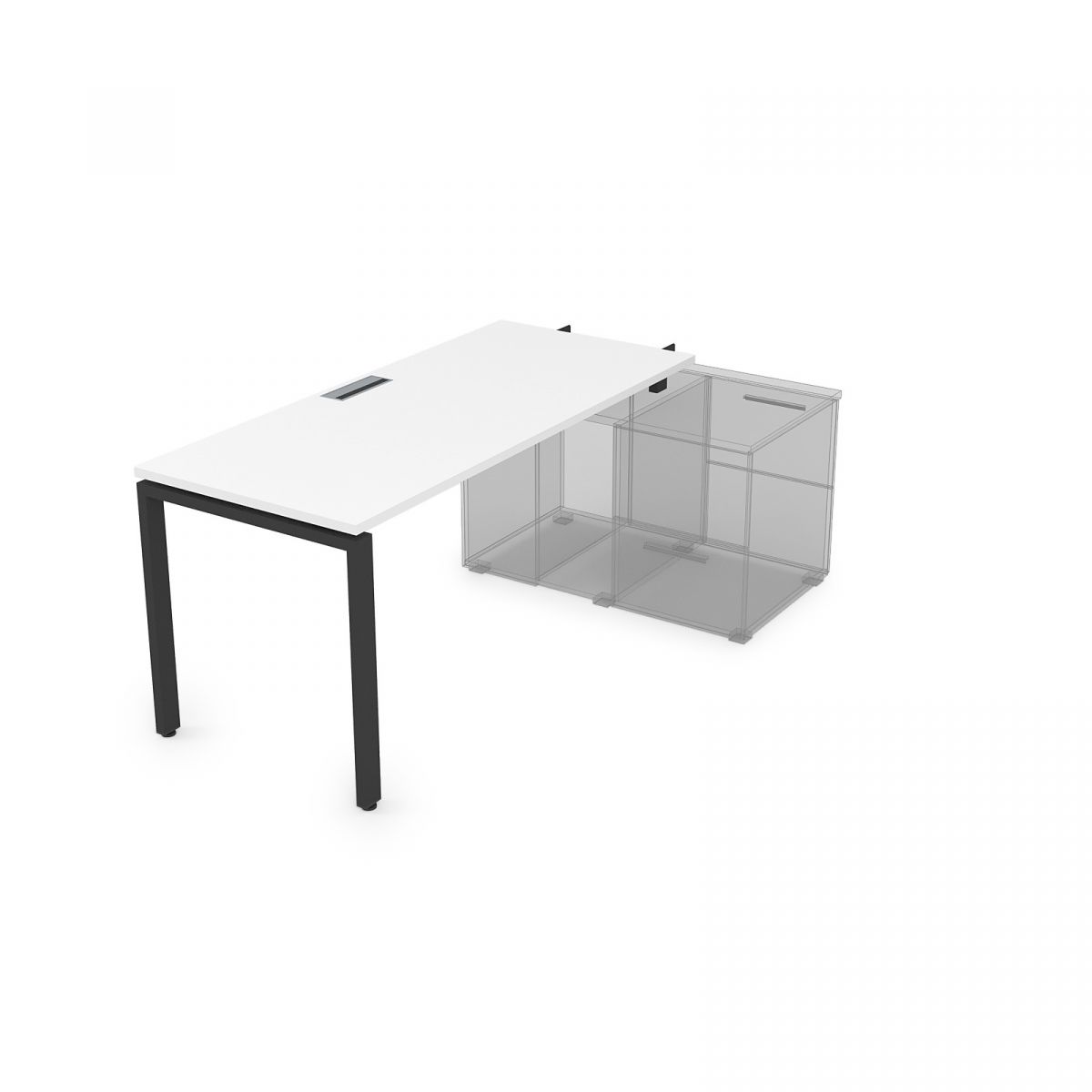 СПН-П Стол рабочий прямолинейный для крепления на тумбу, начальный