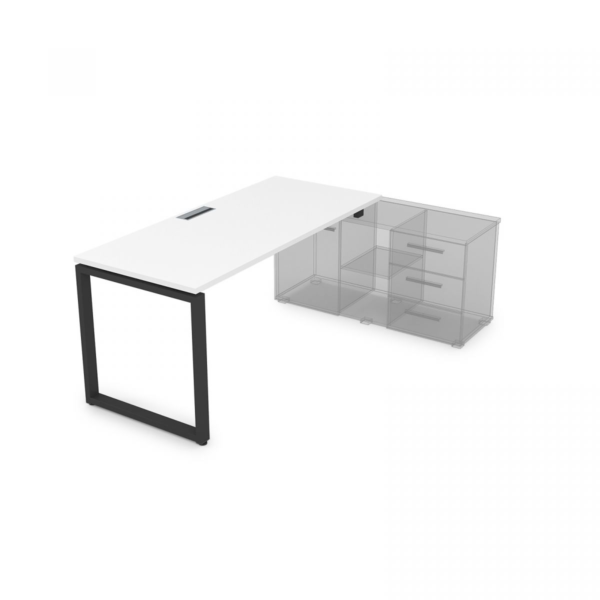 СП-О Стол рабочий прямолинейный,для крепления на тумбу