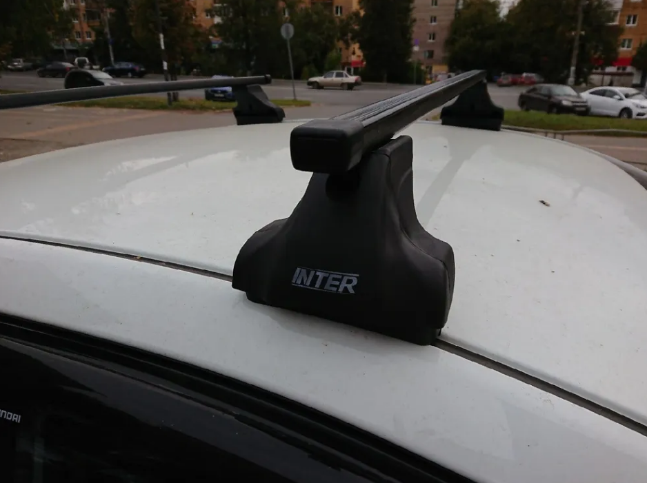 Багажник на крышу INTER Spectr в штатные места с прямоуг. дугами