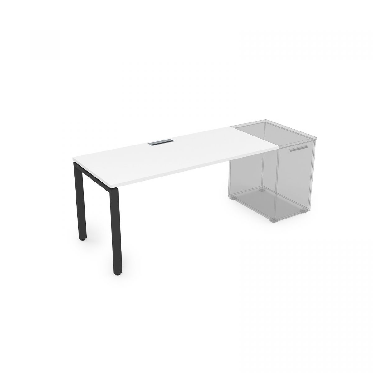 СДТ-П Стол рабочий прямолинейный, приставной