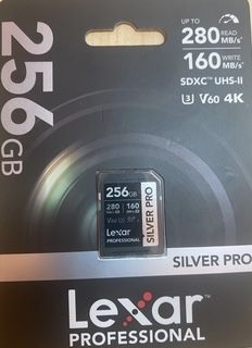 Карта памяти Lexar Silver PRO sdxc UHS II 256GB 28