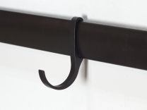 Простой алюминиевый крюк - GSH50BK чёрный