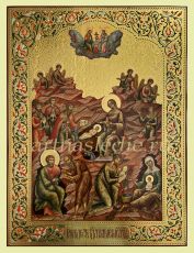 Икона Рождество Христово (рукописная вариант 7)