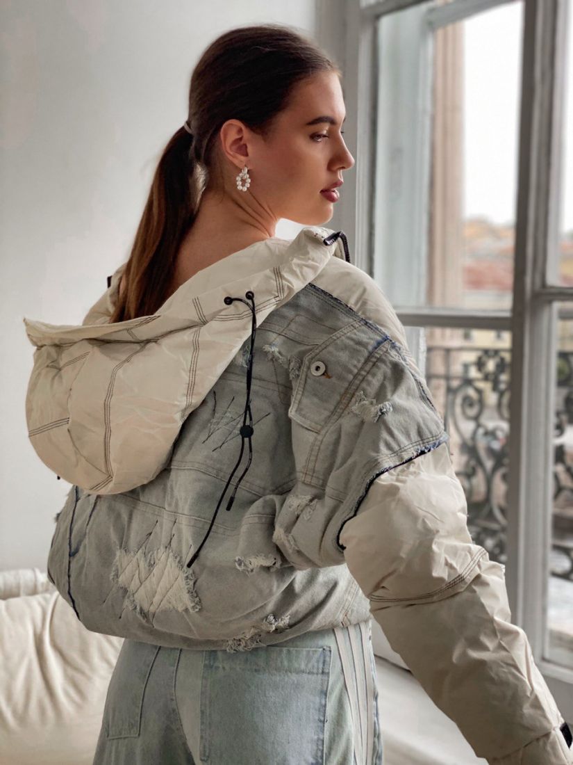 Дизайнерский пуховик