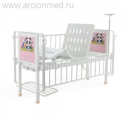 Кровать медицинская детская трехсекционная ММ-К4-4.1 механическая