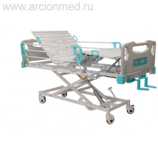 Кровать медицинская КМ-11 четырехсекционая с червячным приводом