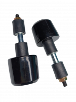 Грузики руля мото 540г черные