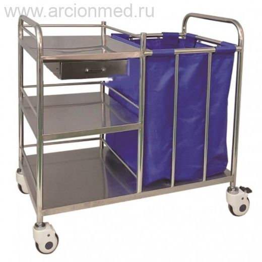 Бельевая тележка BLQ 013 медицинская на колесах