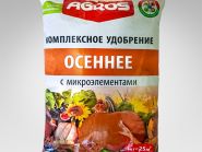 Удобрение ОСЕННЕЕ AGROS 1кг=25м2, 1/25