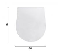 Крышка для писсуара Nic Design Urinal 005 865 схема 1