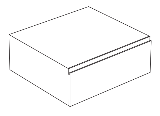 Изображение Ящик Nic Design Semplice 010 740 под консоль 021 742