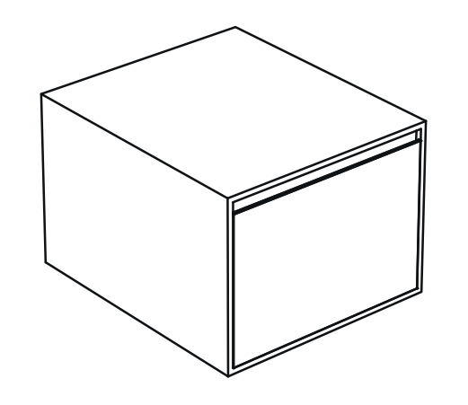 Ящик Nic Design Velo 010 801 под консоль 021 799