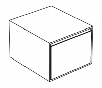 Ящик Nic Design Velo 010 801 под консоль 021 799 схема 1