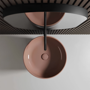 Круглое зеркало в ванну Nic Design Pastille 012 777 80x50 см ФОТО