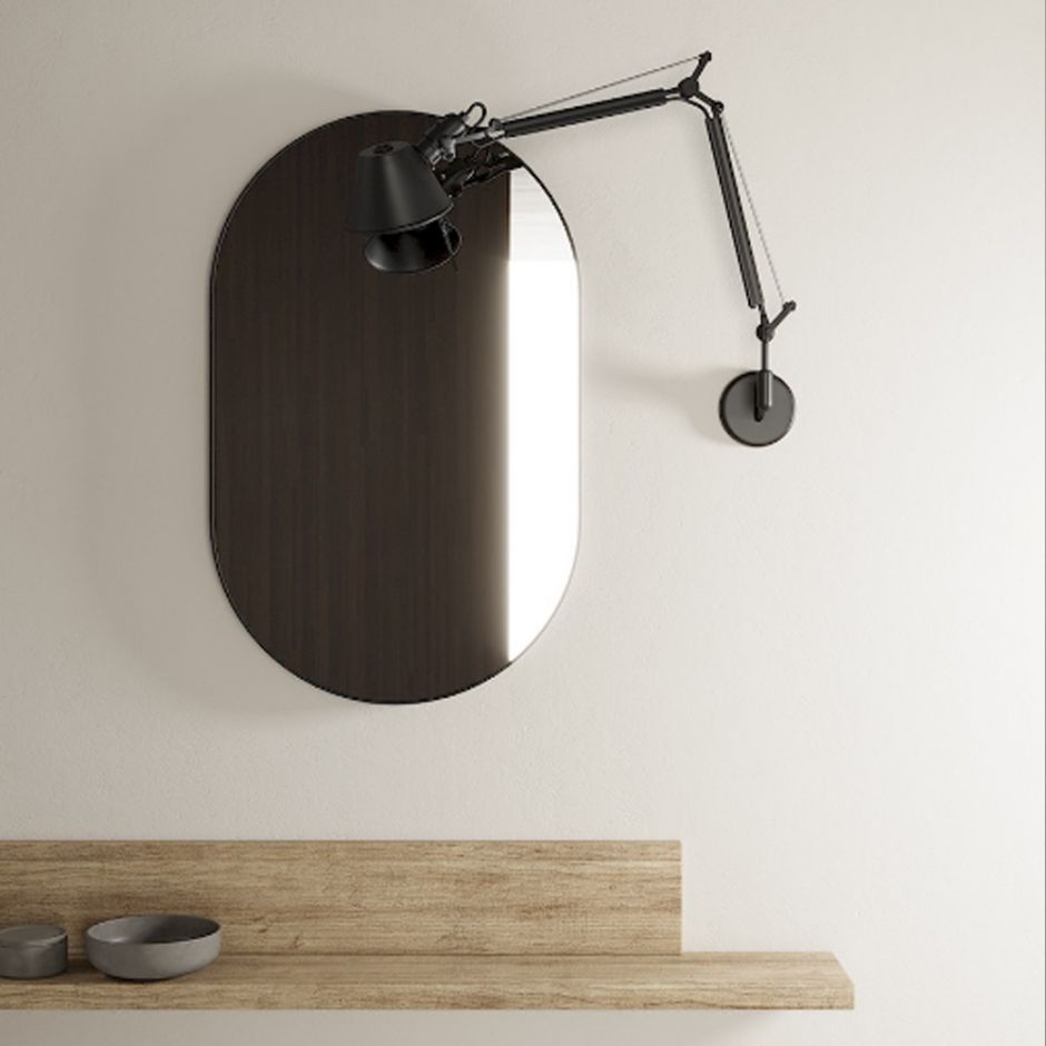 Круглое зеркало в ванну Nic Design Pastille 012 777 80x50 см