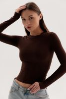 00024 лонгслив [темный шоколад]