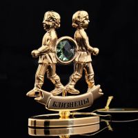 Фигурка металл «Знак зодиака: Близнецы», 9.5?4?6.5 см, с кристаллом
