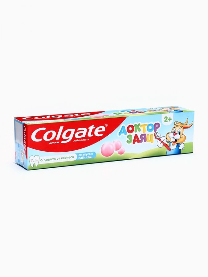 Детская зубная паста Colgate «Доктор Заяц», со вкусом жвачки, 66 мл