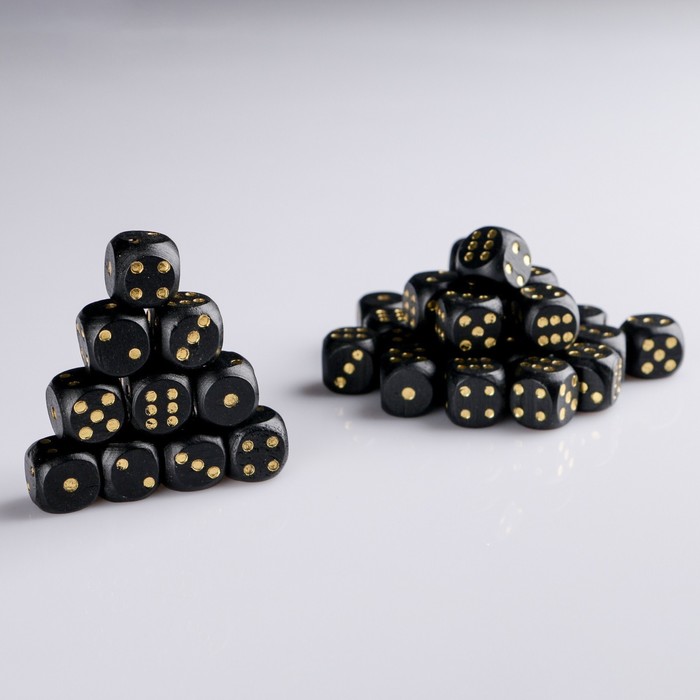 Кубики игральные 1,6?1,6 см, набор 100 шт.