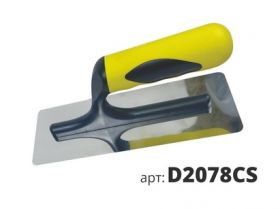 Кельма Венецианская Makler D2078CS Прорезиненная Ручка, Трапеция, Размер 200х80х0.5 мм.