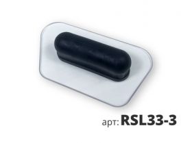 Мини-Кельма Пластиковая, Трапеция Stmdecor RSL33-3 Прозрачная с Заточкой, Размер 140х80х3 мм.