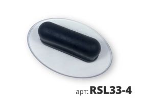 Мини-Кельма Пластиковая, Овал Stmdecor RSL33-4 Прозрачная, Размер 120х80х3 мм