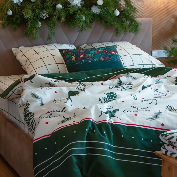 Постельное бельё 1.5-спальное «Этель» Magical Christmas, бязь