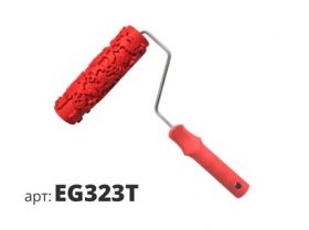 Декоративный Жесткий Резиновый Валик Карта Мира Stmdecor EG323T 18см.