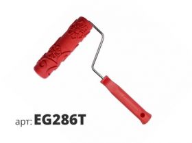 Декоративный Жесткий Резиновый Валик Незабудки Stmdecor EG286T 18см.