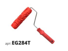 Декоративный Жесткий Резиновый Валик Дамаск Stmdecor EG284T 18см