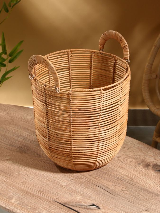 Корзина для белья, 31?31?31 см, ротанг
