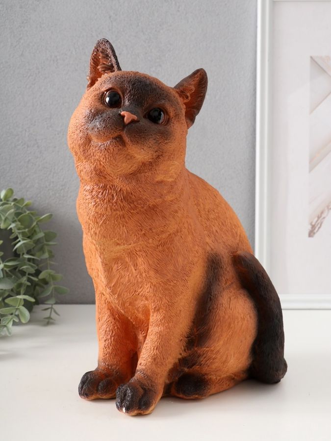 Фигурка гипс «Кошка Сиамская окраска», 31.5?16?24 см
