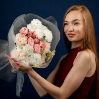 сборный бежевый гвоздики + хриа + бомбастик