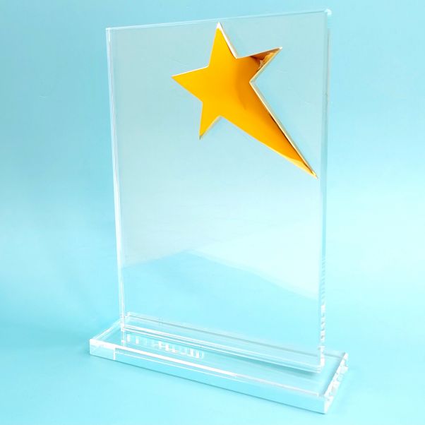 Награда из стекла со звездой DISKUR STAR