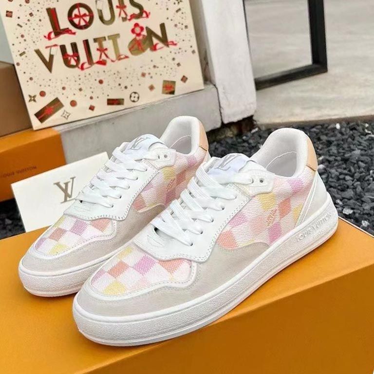 Кроссовки Louis Vuitton PREMIUM розовые
