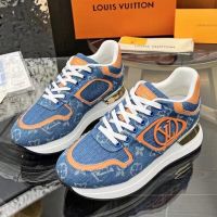 Кроссовки Louis Vuitton PREMIUM синие