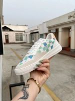 Кроссовки Louis Vuitton PREMIUM зеленые