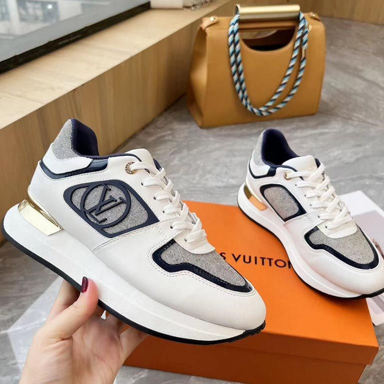 Кроссовки Louis Vuitton PREMIUM черно-белые