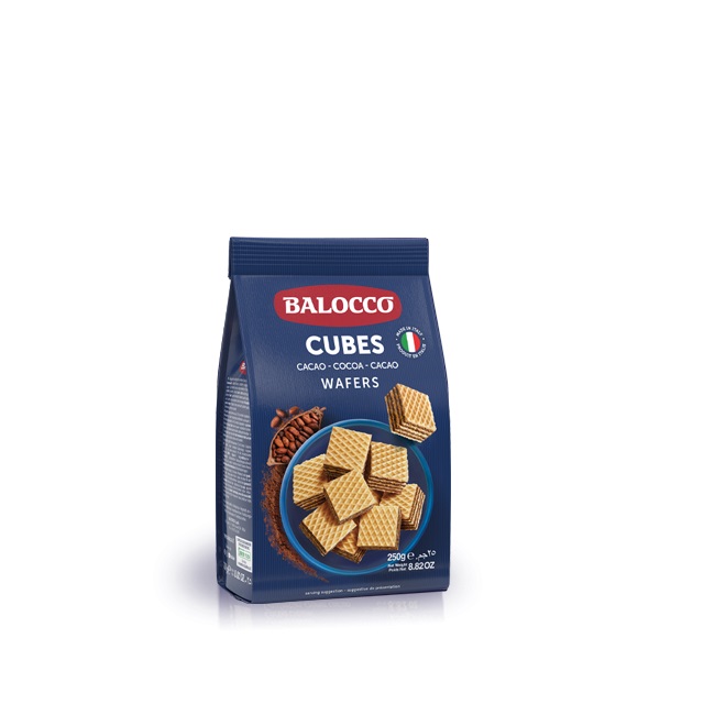 Вафли с шоколадным кремом 125 г, Wafers cacao Balocco 125 g