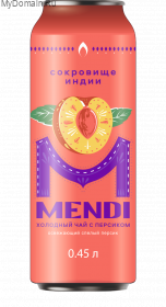 Менди "Персик" 0,45л/жб