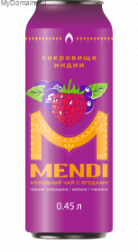 Менди "Лесные ягоды" 0,45л/жб